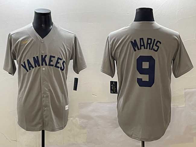Men's New York Yankees #9 Roger Maris Gray Cool Base Stitched Jersey,We sell and wholesale Men's New York Yankees #9 Roger Maris Gray Cool Base Stitched Jersey on line form chian!